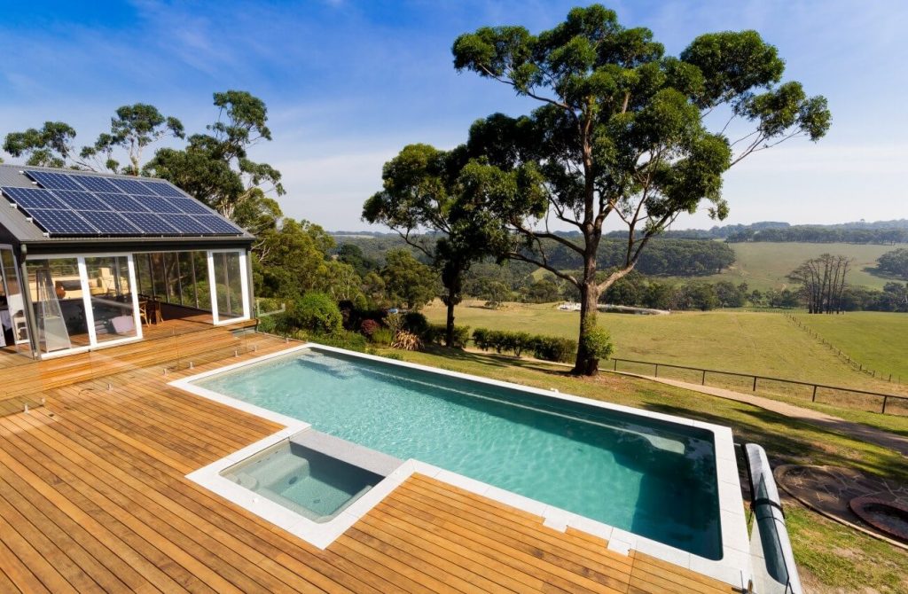 Tuggerah Lake / Lake Macquarie pool project - Fibreglass pools can look stunning and are also customisable Compass Pools X Trainer Fibreglass Pool Installation 010