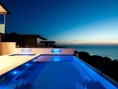 This Compass X Trainer infinity pool and spa design needs no comments